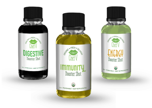 Booster Shots- Organic Anti-Inflammatory Gain Energy - ChefV.com Booster Shots- Organic Anti-Inflammatory Gain Energy - ChefV.com